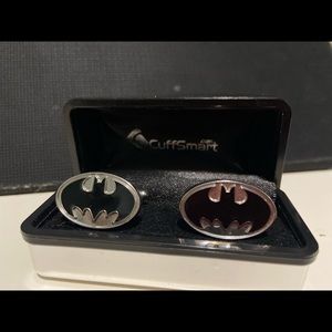 Batman cufflinks from cuffsmart.com